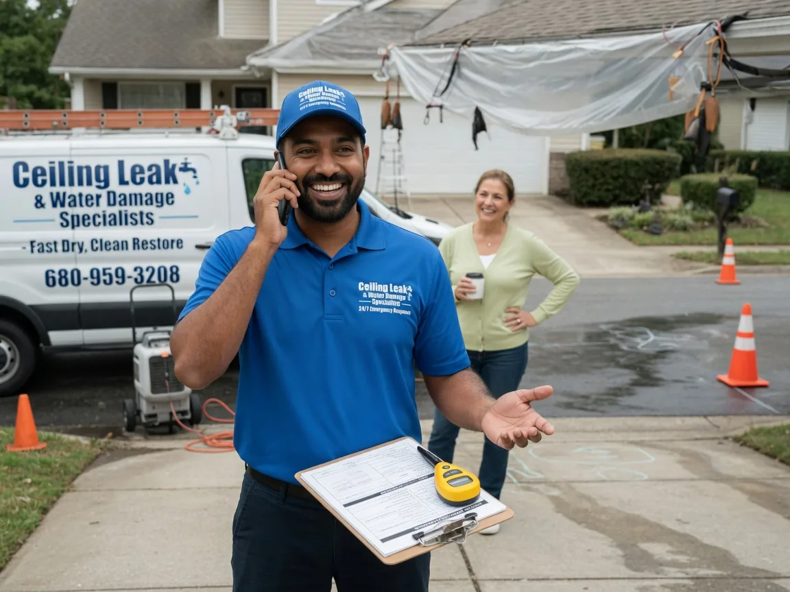 Ceiling Leak Cleanup Deerfield, OH FAQs
